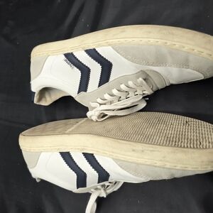 Hummel White and Blue Retro‎ Sneakers